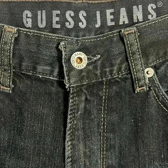 Guess Cliff Bootcut Charcoal Denim Jeans Men’s Size 36x32 - Picture 2 of 7
